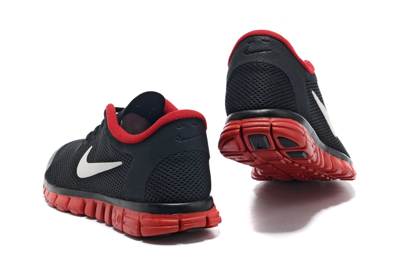Nike Free 3.0 hommes noirs rouges de nouvelles chaussures hommes (4)